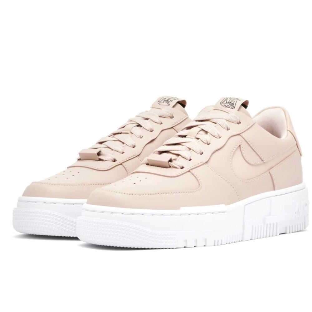 Nike Air Force 1 Low Pixel Particle Beige Size 7.5